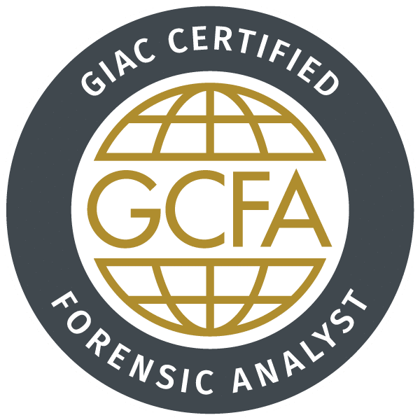 GIAC Certified Forensic Analyst - certification icon
