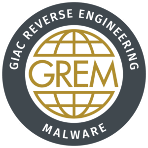 GIAC Reverse Engineering Malware GREM - Certification