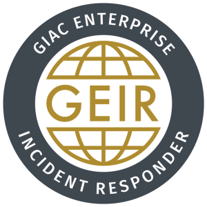 GIAC Enterprise Incident Response (GEIR)